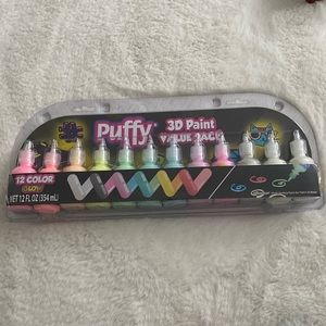 Puffy 3D paint value pack 12 color glow